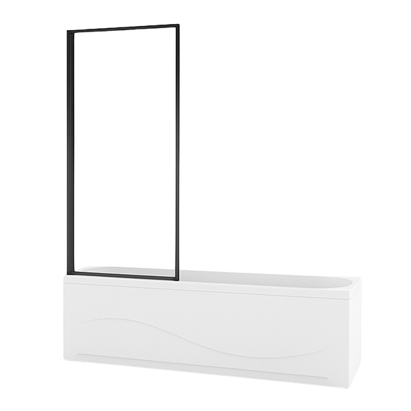 PARAWAN NAWANNOWY VESTON 1-SKRZYDŁOWY 80X150 FIX CZARNY