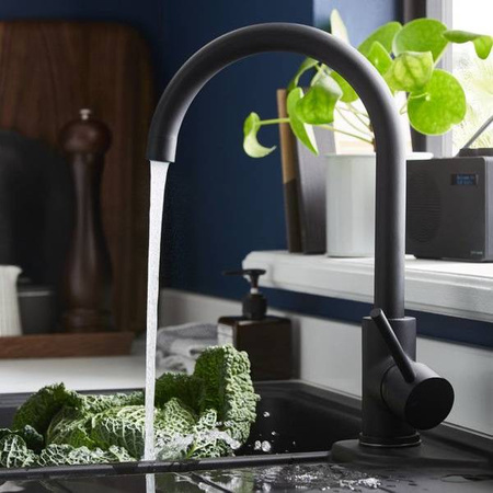 BATERIA KUCHENNA ROSA ZLEWOZMYWAKOWA S-1003B CZARNA