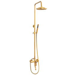 ZESTAW PRYSZNICOWY NATRYSKOWY NATYNKOWY GRETA S-1209V STARE ZŁOTO