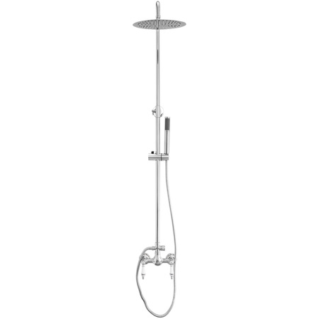 ZESTAW PRYSZNICOWY NATRYSKOWY NATYNKOWY RETRO PALOMA S-1198 CHROM