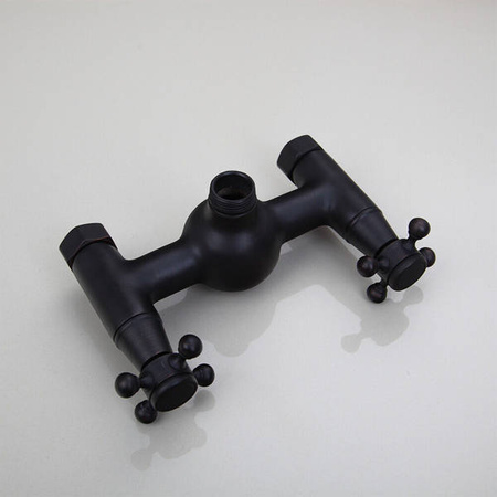 ZESTAW PRYSZNICOWY RETRO CAMILLA NATRYSKOWY NATYNKOWY S-1158B CZARNY