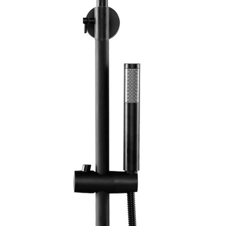 ZESTAW PRYSZNICOWY NATRYSKOWY NATYNKOWY VALERIA S-1200B CZARNY