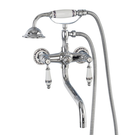 BATERIA WANNOWA ŚCIENNA PALOMA RETRO S-1184 CHROM