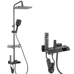 ZESTAW PRYSZNICOWY NATRYSKOWY NATYNKOWY S-1168 SZARY