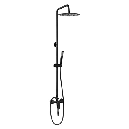 ZESTAW PRYSZNICOWY NATRYSKOWY NATYNKOWY VALERIA S-1200B CZARNY