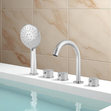 BATERIA WANNOWA 5-OTWOROWA S-1216 CHROM