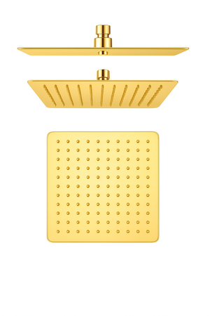 DESZCZOWNICA PRYSZNICOWA 30x30 CM S-166G ZŁOTY