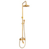 ZESTAW PRYSZNICOWY NATRYSKOWY NATYNKOWY RETRO CAMILLA S-1197V STARE ZŁOTO