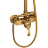ZESTAW PRYSZNICOWY RETRO LORENZA NATRYSKOWY NATYNKOWY  S-1189V STARE ZŁOTO
