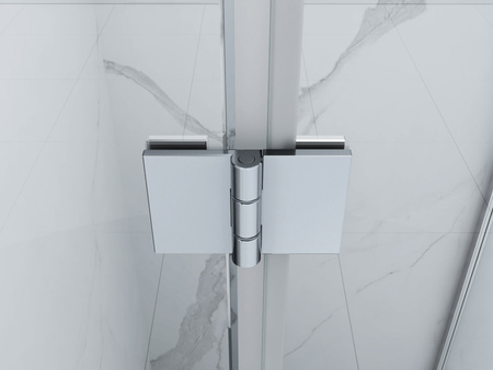 KABINA PRYSZNICOWA WILSON KWADRATOWA TRANSPARENTNA - 80X80X190 CHROM