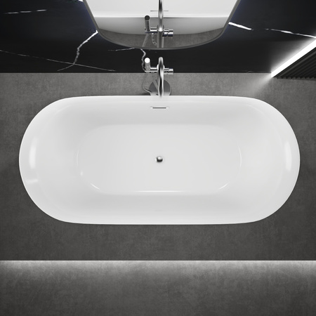 WANNA WOLNOSTOJĄCA MIA AKRYLOWA 150X75X58 BIAŁA