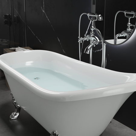 WANNA WOLNOSTOJĄCA ISABEL AKRYLOWA 160X75X72 BIAŁA