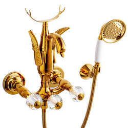 BATERIA WANNOWA ŚCIENNA SWENNA RETRO S-1177G ZŁOTA