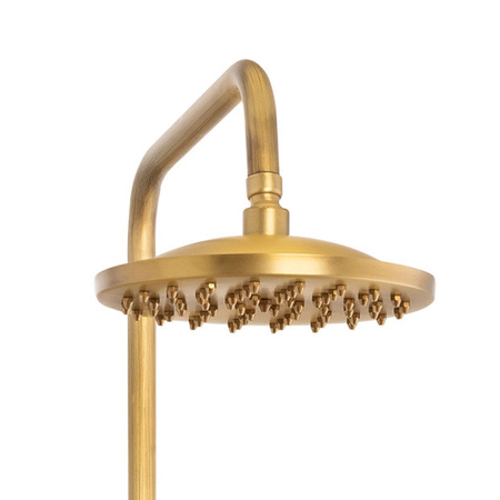 ZESTAW PRYSZNICOWY NATRYSKOWY NATYNKOWY RETRO PALOMA S-1198V STARE ZŁOTO