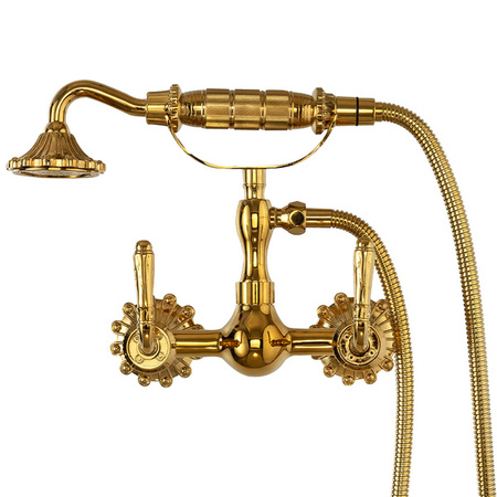 BATERIA WANNOWA ISABELLA PRYSZNICOWA ŚCIENNA RETRO S-1183G ZŁOTA