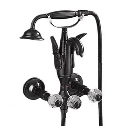 BATERIA WANNOWA ŚCIENNA SWENNA RETRO S-1177B CZARNA