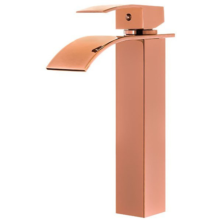 BATERIA UMYWALKOWA CASCADE WYSOKA SEM-1001GD RÓŻOWE ZŁOTO