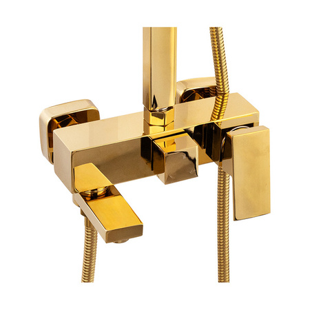 ZESTAW PRYSZNICOWY NATRYSKOWY NATYNKOWY CUBO S-1067G ZŁOTY