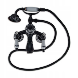 BATERIA WANNOWA PALOMA ŚCIENNA RETRO S-1126 CZARNA