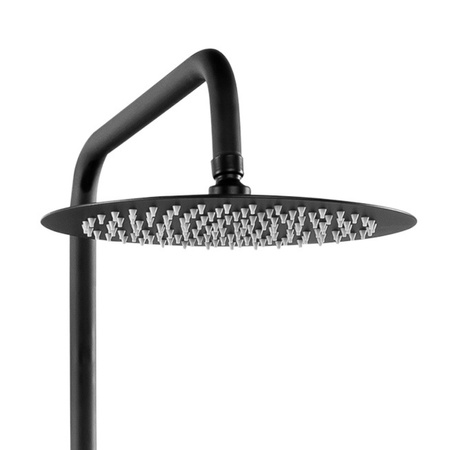 ZESTAW PRYSZNICOWY NATRYSKOWY NATYNKOWY RETRO PALOMA S-1198B CZARNY