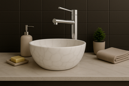 BATERIA UMYWALKOWA BELLA WYSOKA S-2002 CHROM