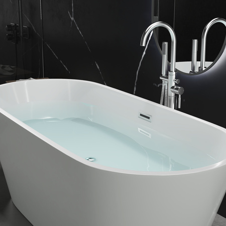 WANNA WOLNOSTOJĄCA EMILY AKRYLOWA 160X75X58 BIAŁA