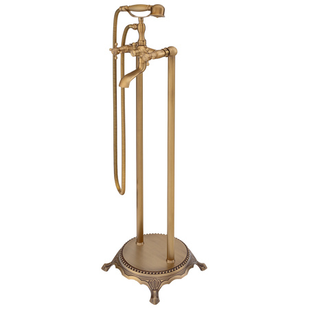 BATERIA WANNOWA CAMILLA WOLNOSTOJĄCA RETRO S-1071V STARE ZŁOTO