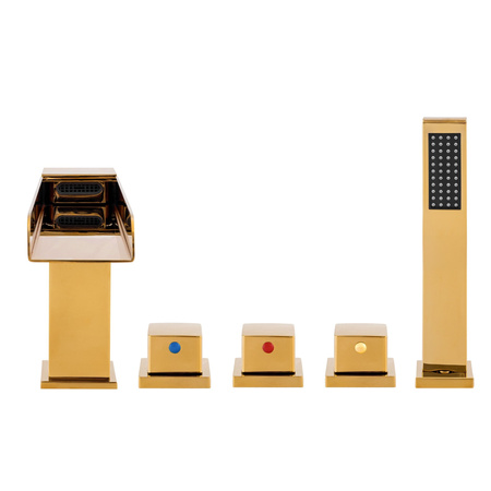 BATERIA WANNOWA 5-OTWOROWA S-1213G ZŁOTA