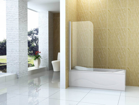 PARAWAN NAWANNOWY MARION 1-SKRZYDŁOWY 70X140 RUCHOMY CHROM