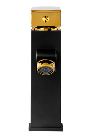 BATERIA UMYWALKOWA STOJĄCA CUBO NISKA S-1022BG CZARNY/ZŁOTY