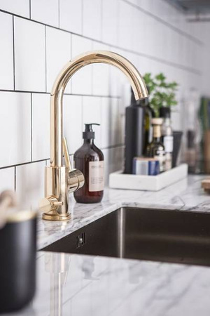 BATERIA KUCHENNA ROSA ZLEWOZMYWAKOWA S-1003G ZŁOTA