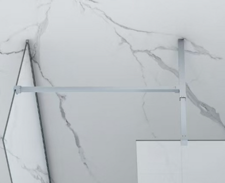 ŚCIANKA PRYSZNICOWA PALMER WALK-IN DOUBLE 2-CZĘŚCIOWA 60x200 60x200 TRANSPARENT CHROM