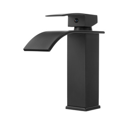 BATERIA UMYWALKOWA CASCADE STOJĄCA NISKA S-1001B CZARNA