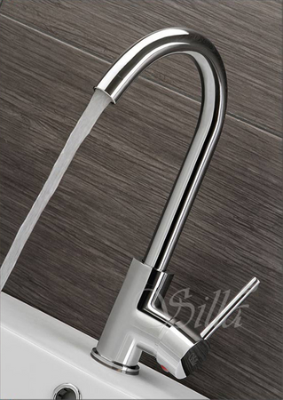 BATERIA UMYWALKOWA ROSA WYSOKA OBROTOWA S-1003 CHROM