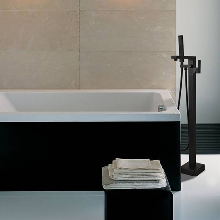 BATERIA WANNOWA CUBO WOLNOSTOJĄCA S-1082B CZARNA