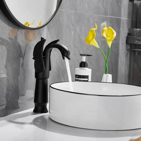 BATERIA UMYWALKOWA SWENNA WYSOKA RETRO S-1178B CZARNA