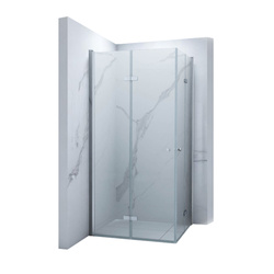 KABINA PRYSZNICOWA BAXLER KWADRATOWA TRANSPARENTNA - 90X90X190 CHROM