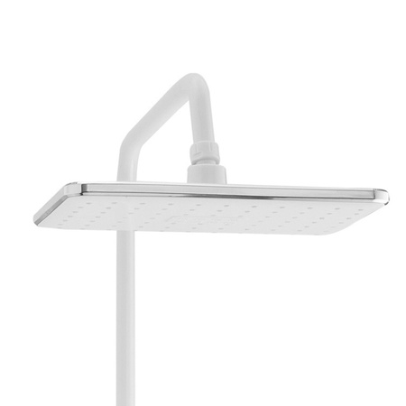 ZESTAW PRYSZNICOWY NATRYSKOWY NATYNKOWY LIVIA S-1205CW CHROM/BIAŁY