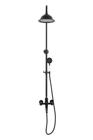 ZESTAW NATRYSKOWY RETRO ADELITA S-1125 CZARNY