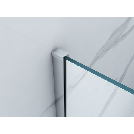 ŚCIANKA PRYSZNICOWA WALK-IN 100x200 TRANSPARENT CHROM